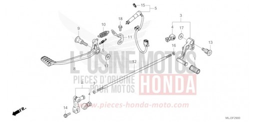 PEDAL GL1800BDP de 2023