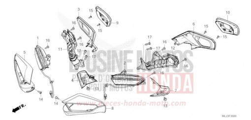 WINKER/MIRROR GL1800BDP de 2023