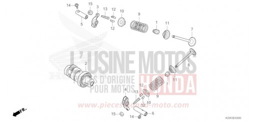 CAMSHAFT/VALVE ST125AP de 2023