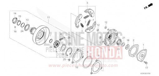 CLUTCH ST125AP de 2023