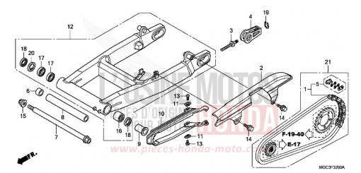 SWINGARM CB1100AD de 2013