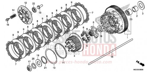 CLUTCH CB1100AE de 2014