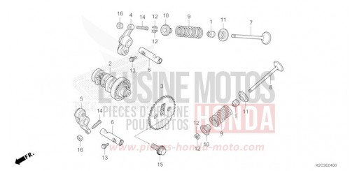 CAMSHAFT/VALVE NSC110M de 2021