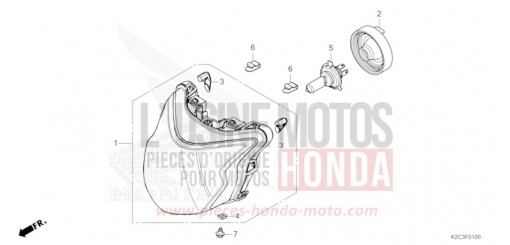 HEADLIGHT NSC110P de 2023