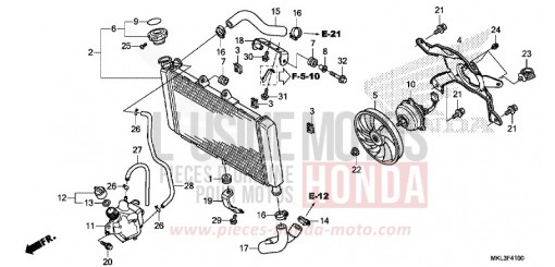 RADIATORE NC750XDK di 2019
