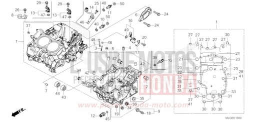 CRANKCASE CRF1100D4P de 2023