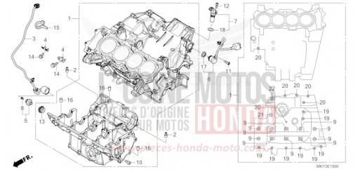 CRANKCASE CB650RAP de 2023