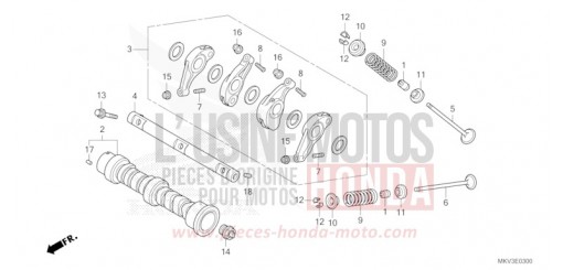 CAMSHAFT/VALVE NSS750P de 2023