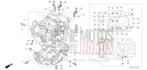 CRANKCASE NSS750P de 2023