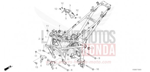 TELAIO CBF125NAP di 2023