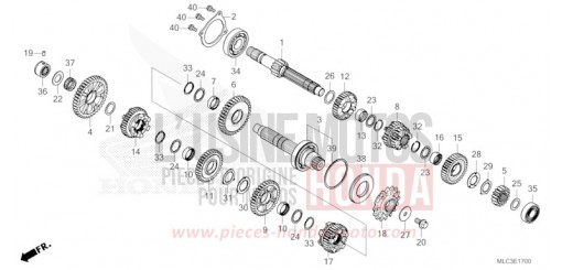 TRANSMISSION XL750P de 2023