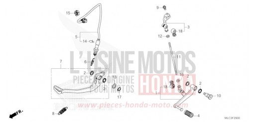 PEDAL XL750P de 2023