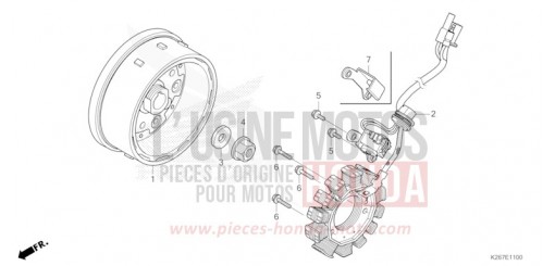 GENERATOR/FLYWHEEL MSX125AP de 2023