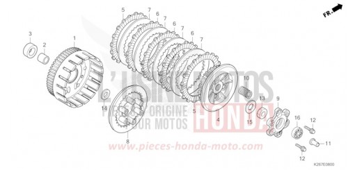 CLUTCH MSX125AP de 2023