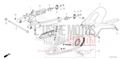SWINGARM MSX125AP de 2023