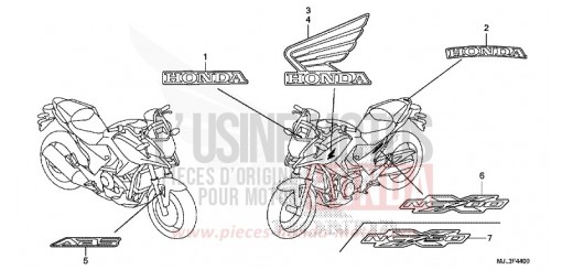 MARCA/STRISCIA NC750XAE di 2014