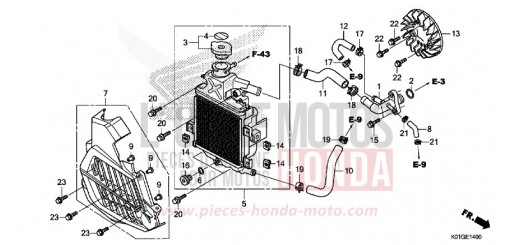 RADIATOR SH125ADG de 2016