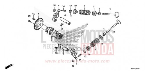 CAMSHAFT/VALVE SH125ADH de 2017
