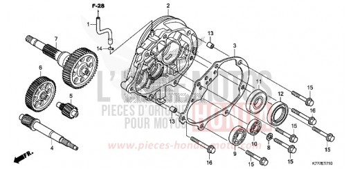 TRANSMISSION SH125ADK de 2019
