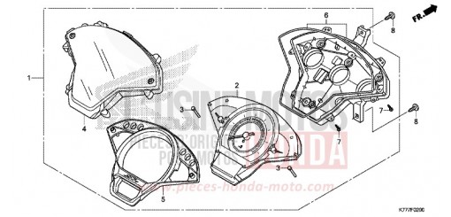CONTACHILOMETRI SH125ADK di 2019
