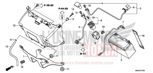 BATTERIA NC750XAJ di 2018
