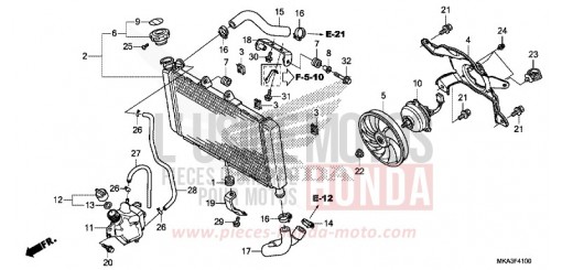 RADIATORE NC750XAJ di 2018