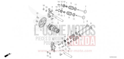 CAMSHAFT/VALVE SH125ADP de 2023