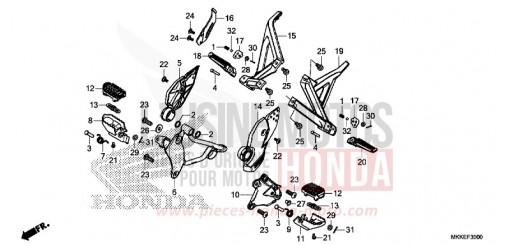 PEDANA CRF1000AK di 2019