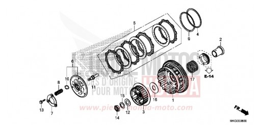 CLUTCH CMX500AP de 2023