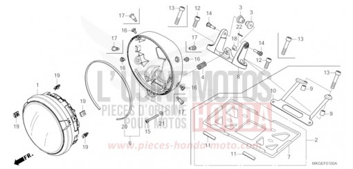 HEADLIGHT CMX500AP de 2023