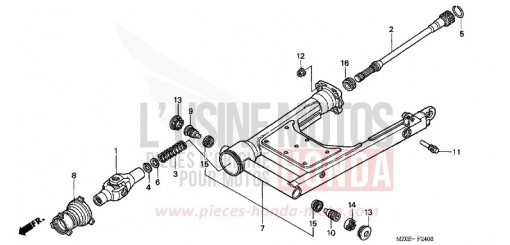 SWINGARM GL1500C1 de 2001