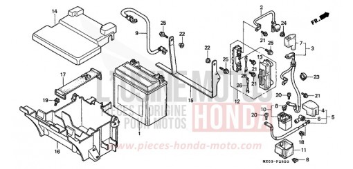 BATTERY GL1500CV de 1997