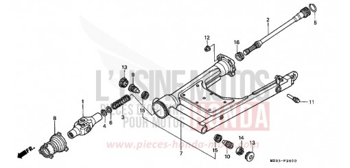 SWINGARM GL1500CV de 1997