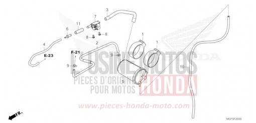 CANISTER/STAY CL500AP de 2023