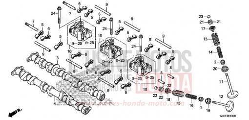 CAMSHAFT/VALVE CBR1000SPN de 2022