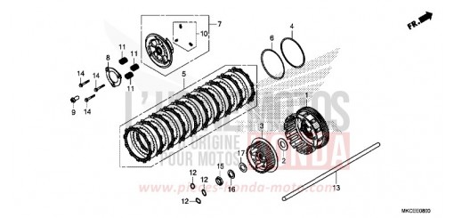 CLUTCH GL1800BK de 2019
