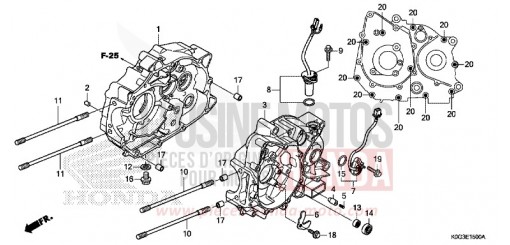 CRANKCASE C125AK de 2019