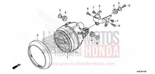 HEADLIGHT C125AK de 2019