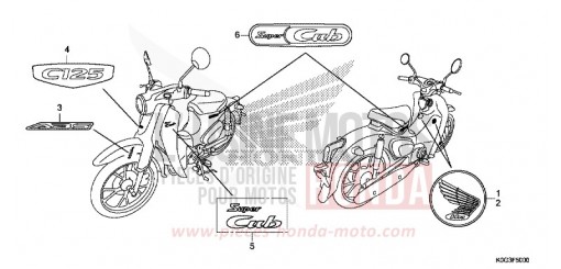 MARK/EMBLEM C125AK de 2019