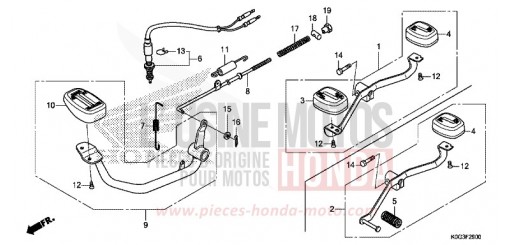 PEDAL C125AK de 2019