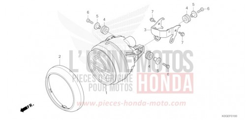 HEADLIGHT C125AN de 2022