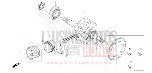 CRANKSHAFT/PISTON C125AN de 2022