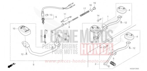 PEDAL C125AN de 2022