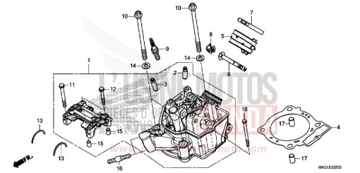 TESTATA CRF450LK di 2019