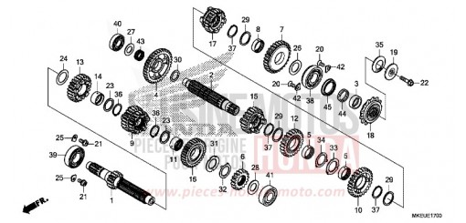 TRANSMISSION CRF450LK de 2019