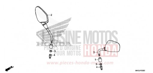 SPECCHIO CRF450LK di 2019