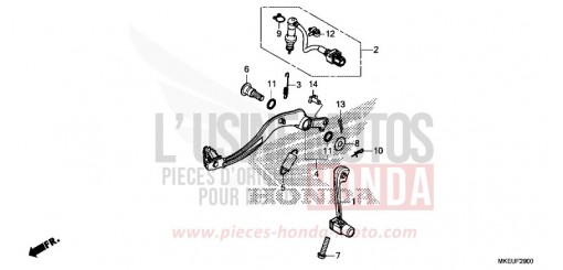 PEDAL CRF450LK de 2019