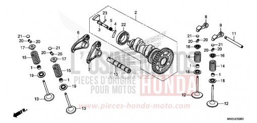CAMSHAFT/VALVE CRF450LL de 2020