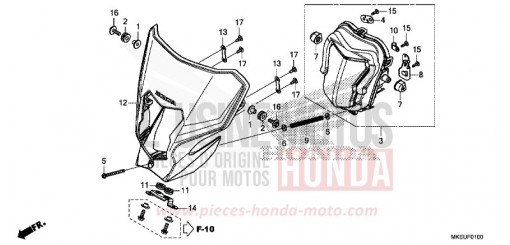 HEADLIGHT CRF450LL de 2020