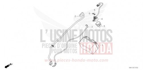 BATTERY CBR650RAN de 2022